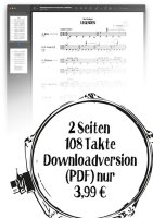 Drumset-Score: LEGENDEN • Max Giesinger